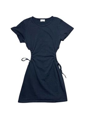 LNA Clothing Quinn Cut Out Navy Blue Twist Mini Dress Size Medium Vacation